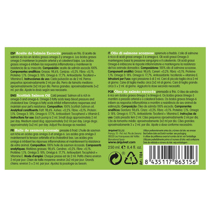 Aceite de salmón escocés Arquivet 500ml