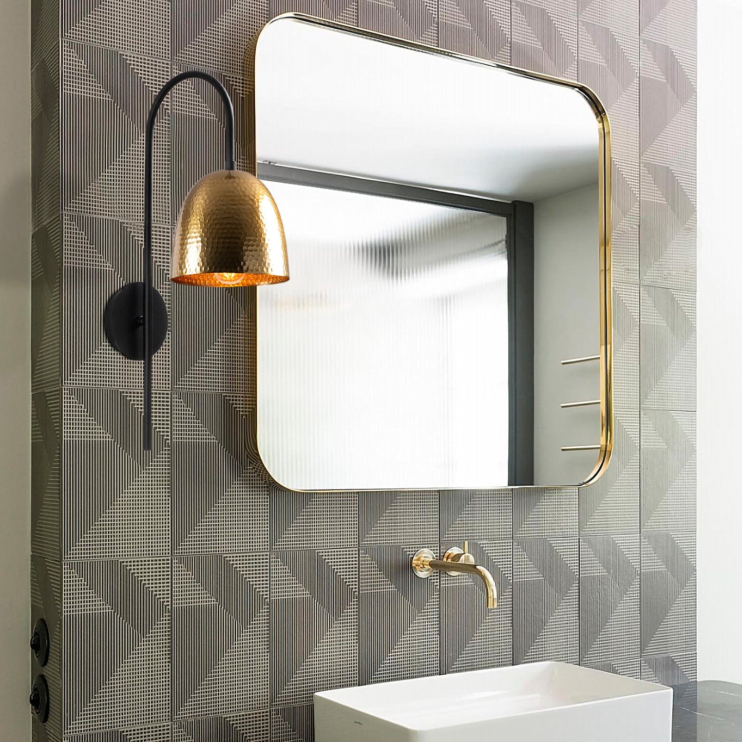 Aplique De Pared, Metal , Negro vintage, 16x24x57, Casquillo E 27 Max 40 W_4
