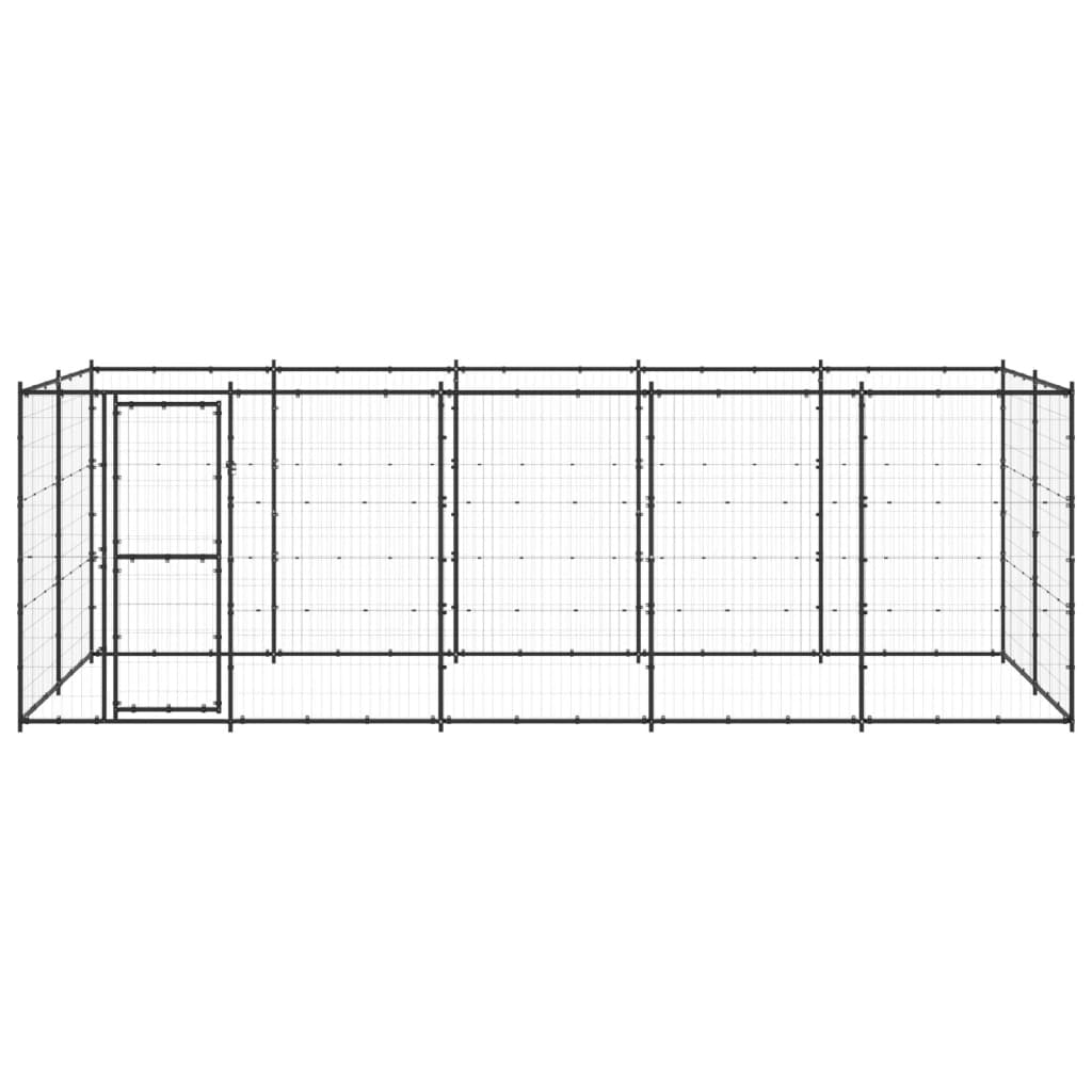 Vidaxl Perrera De Exterior De Acero 12,1 M²_1