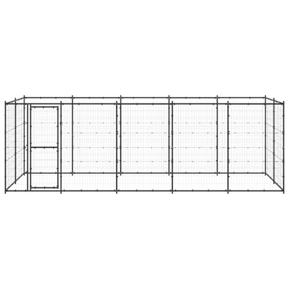 Vidaxl Perrera De Exterior De Acero 12,1 M²_1