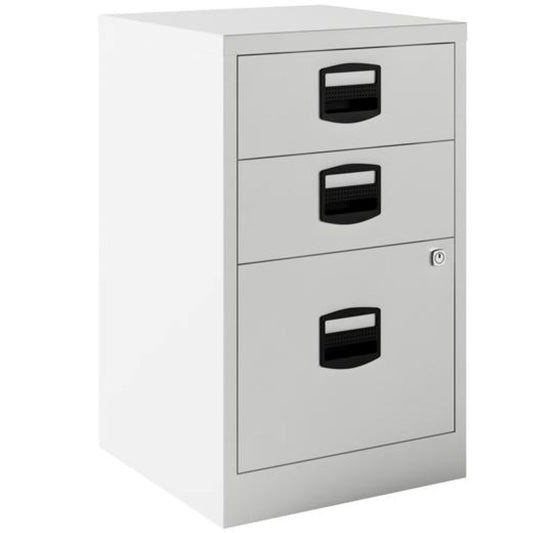 Cajonera Bisley Pfa 2 Cajones Personales, 1 Cajón Archivo. Fija 40cm Gris_0