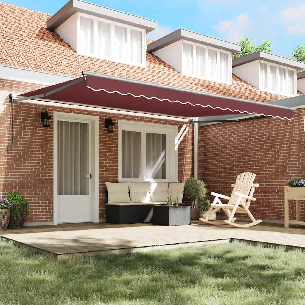 Toldo Retráctil Manual Burdeos 450x300 Cm_2