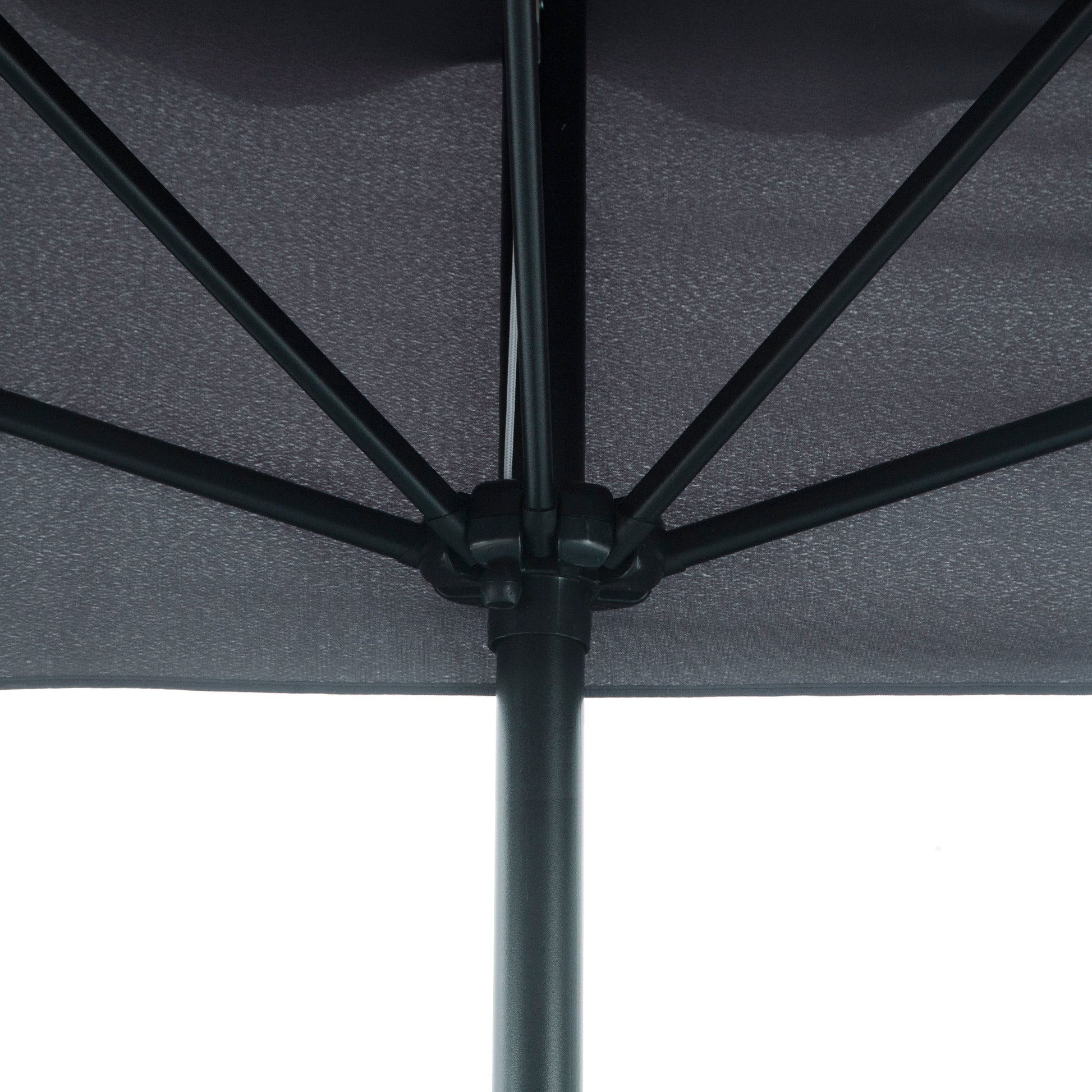 Outsunny Sombrilla Rectangular 230x130x249 Cm Con Manivela Protección Uv Gris_3