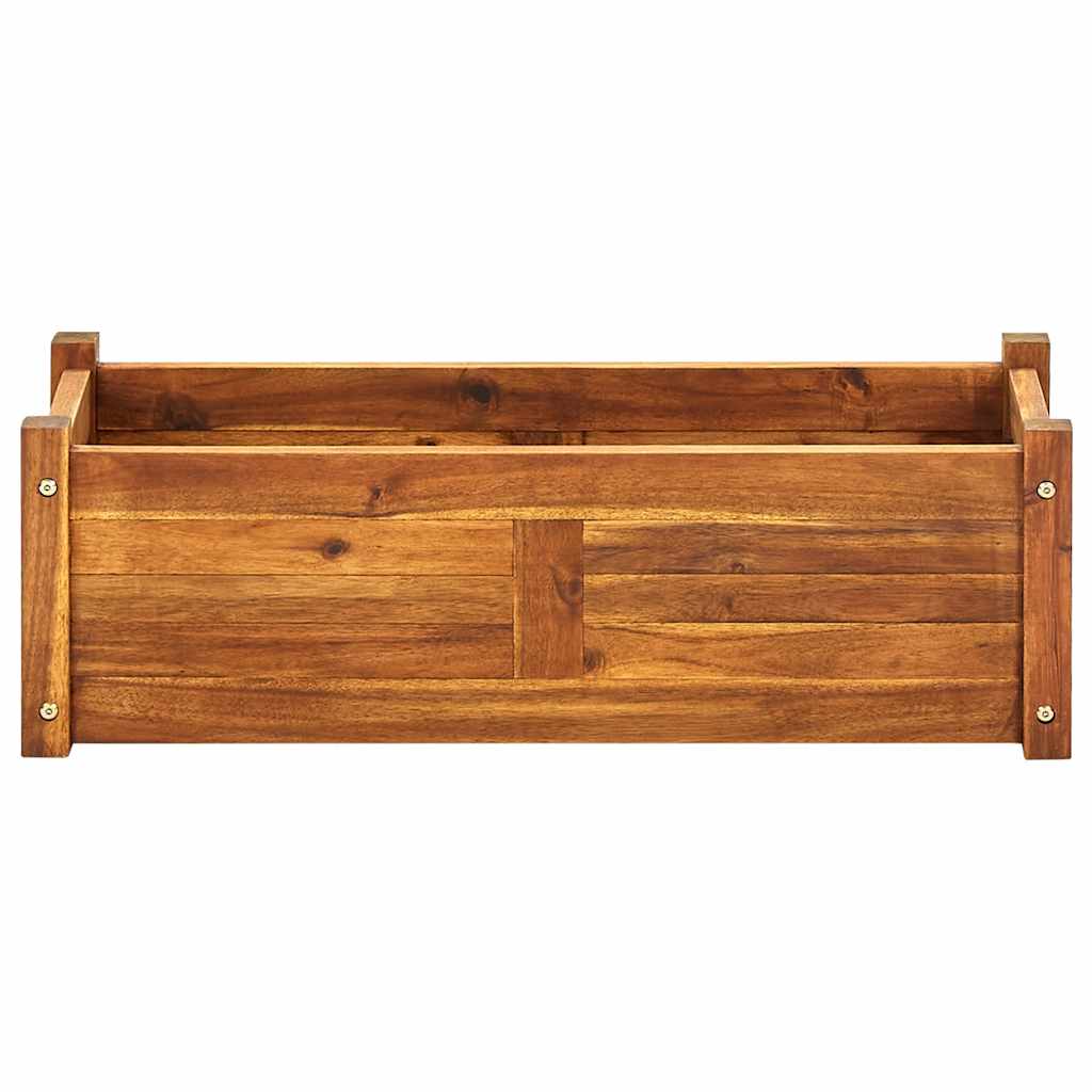 Arriate De Madera De Acacia 76x27,6x25 Cm_3
