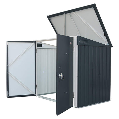 Outdoor Grey Anthracite Metal Storage Box 770 L_4