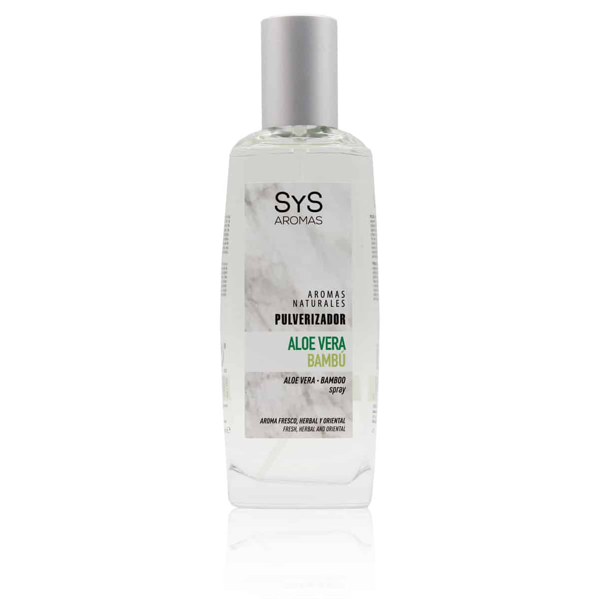 Ambientador Pulverizador Aloe Vera-Bambú Mármol SYS Aromas 100 ml | Aroma Agreste y Herbal | Relajante_0