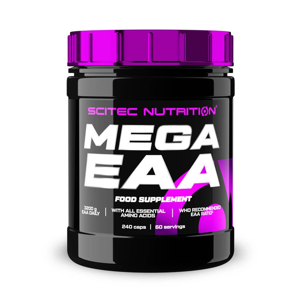 Mega Eaa - 240 Cápsulas - Esenciales E Hidrolizados - Scitec Nutrition_0