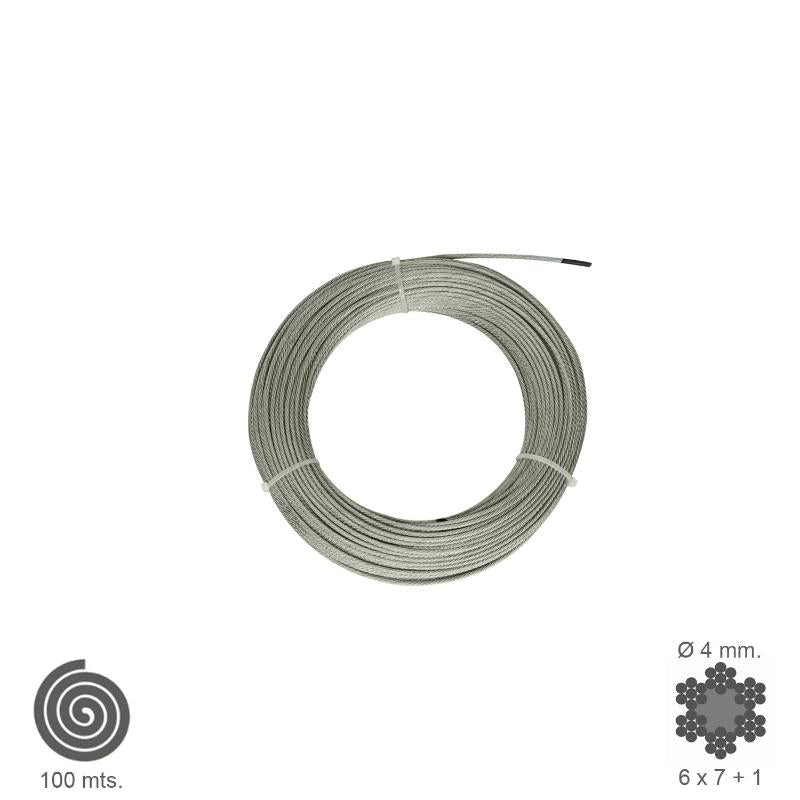Cable Galvanizado   4  Mm. (rollo 100 Metros) No Elevacion_0
