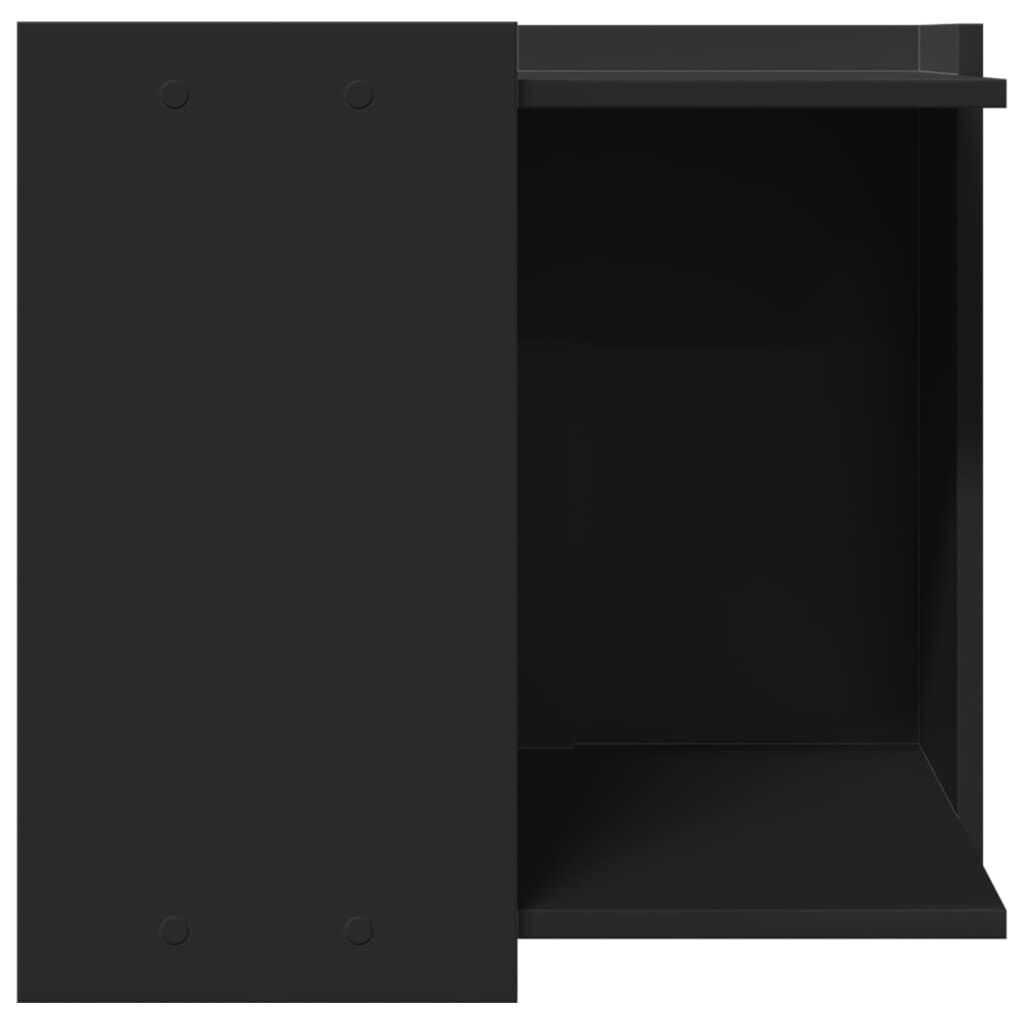 Vidaxl Mueble Arenero Para Gatos Madera Ingeniería Negro 53x53x51 Cm_4