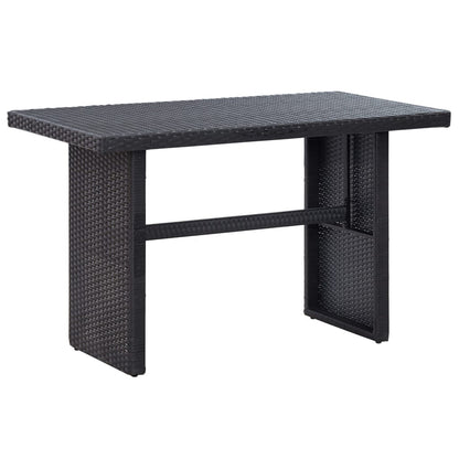 Vidaxl Set De Muebles De Jardín 3 Pzas Y Cojines Ratán Sintético Negro_4