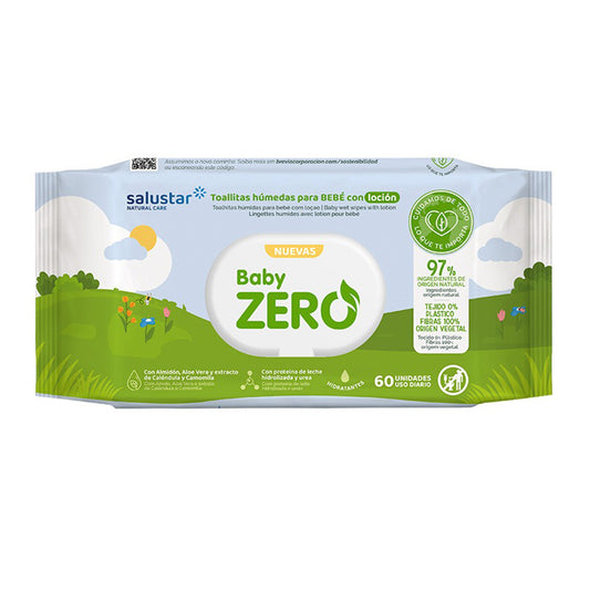 Toallitas infantiles biodegradables Salustar 60 uds