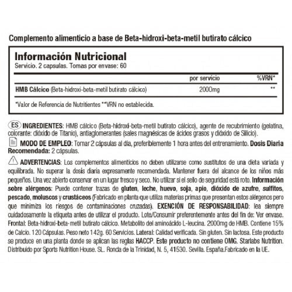 Hmb-ca Matrix Pro 120 Caps