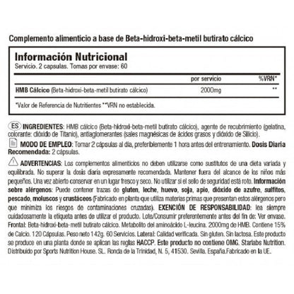 Hmb-ca Matrix Pro 120 Caps