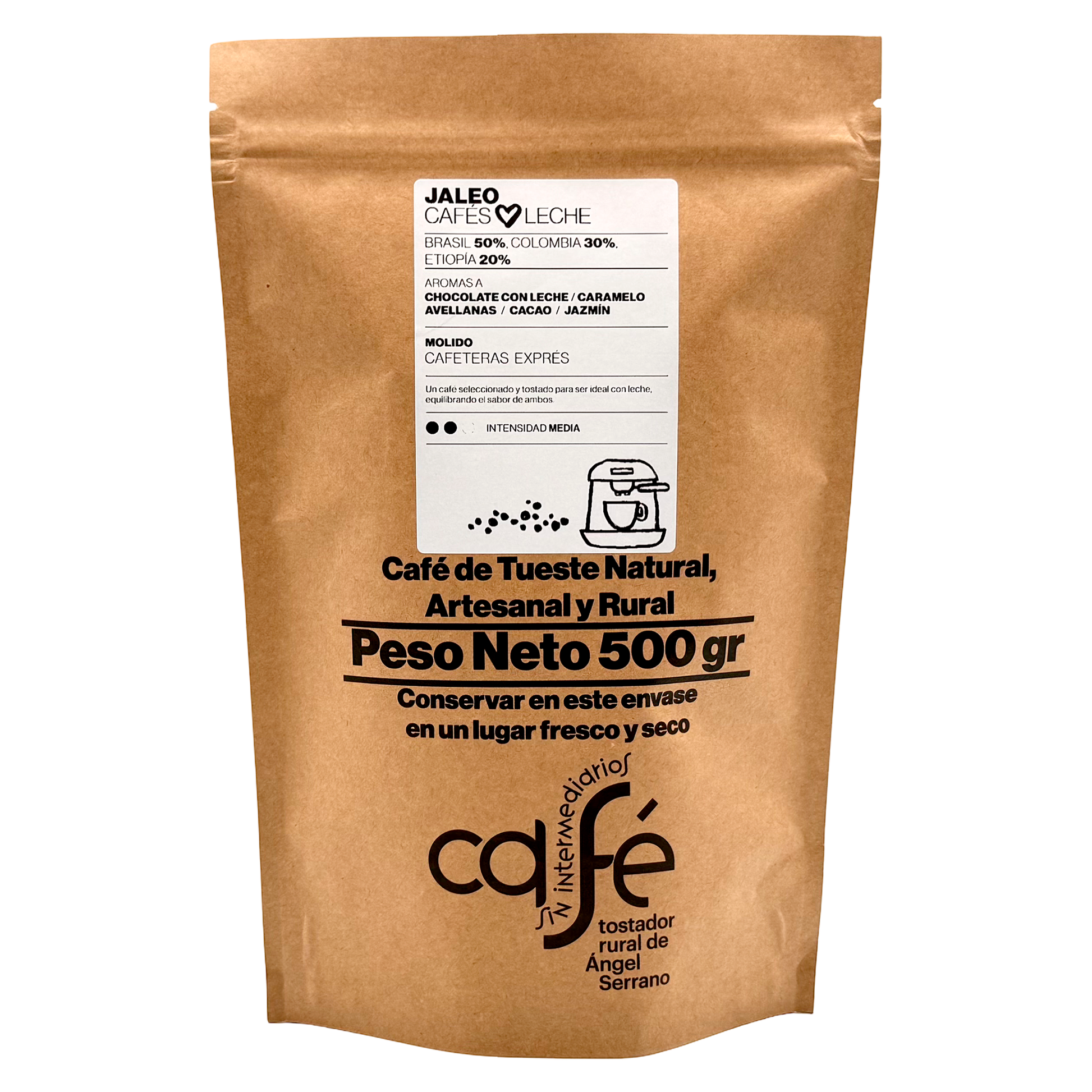 Cafe Sin Intermediarios Café Colombia Jaleo Molido Espresso 500 G_0