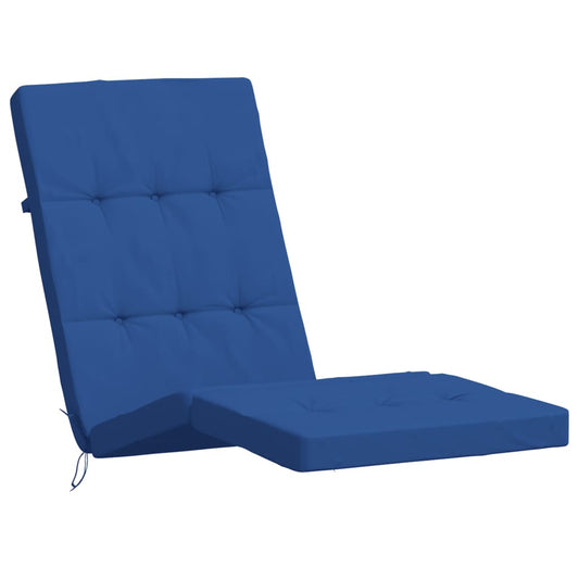 Vidaxl Cojines Para Tumbona 2 Uds Tela Oxford Azul Klein_0