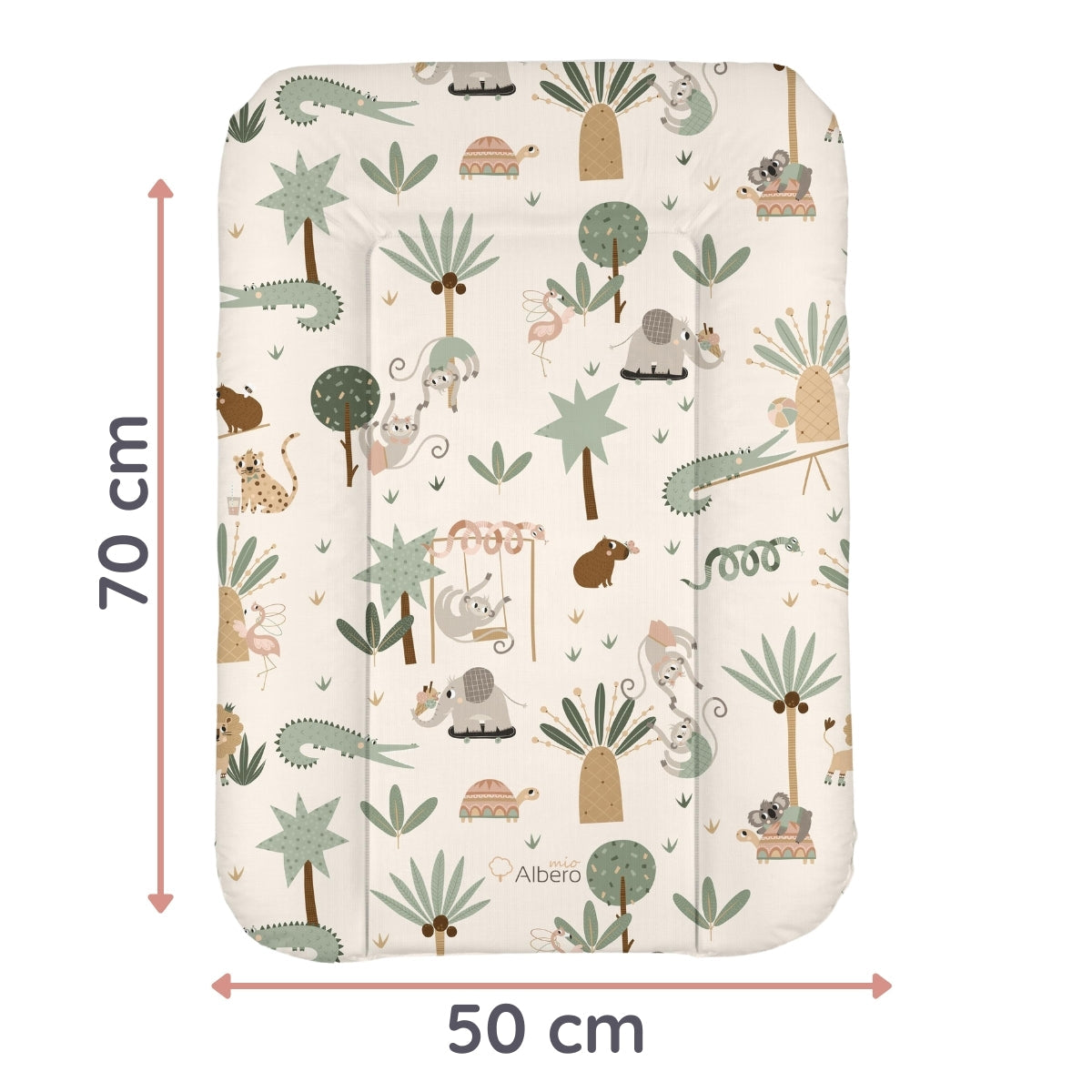 Cotton Color Cambiador Blando Para Comoda 70x50 Albero Mio KHAKI | Higiene Rápida Y Cambios Sin Complicaciones_4