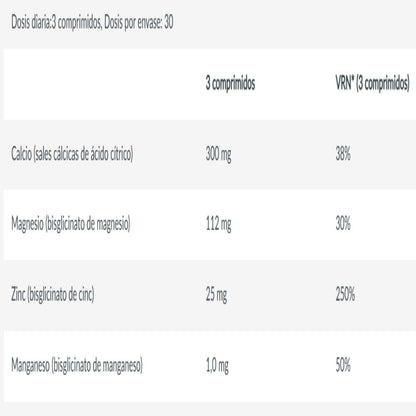 Calcium Zinc Magnesium Organic Sources 90 Tab