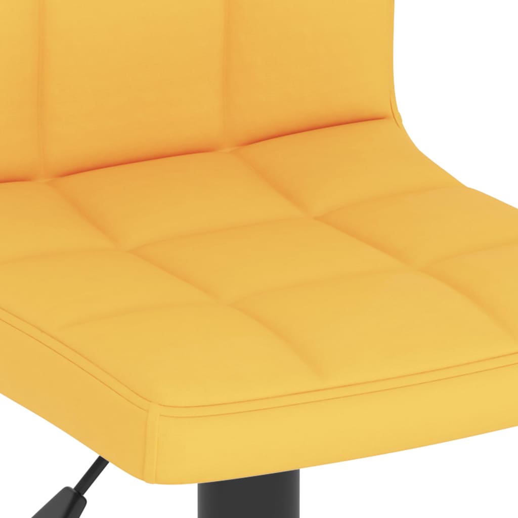Taburete De Cocina De Tela Amarillo Mostaza_5