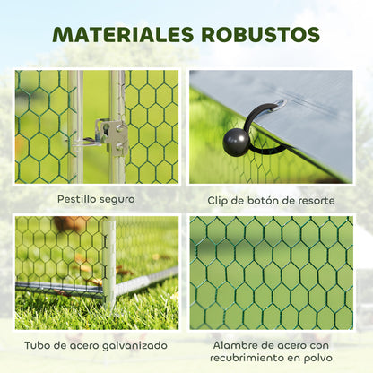 Pawhut Gallinero Para Exterior Grande 2_4