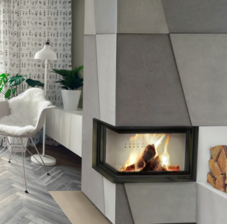 Bricosol Chimenea De Leña De Acero Kratki Mbz Derecha 13 Kw Ø 200 Puerta Elevable_0