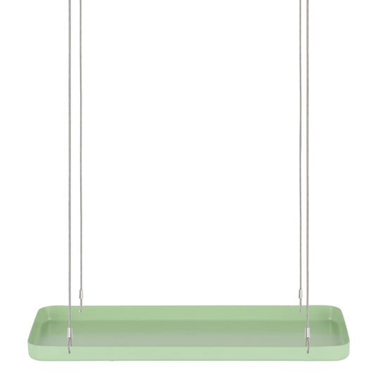 Esschert Design Bandeja Colgante Para Plantas Rectangular Verde S_0