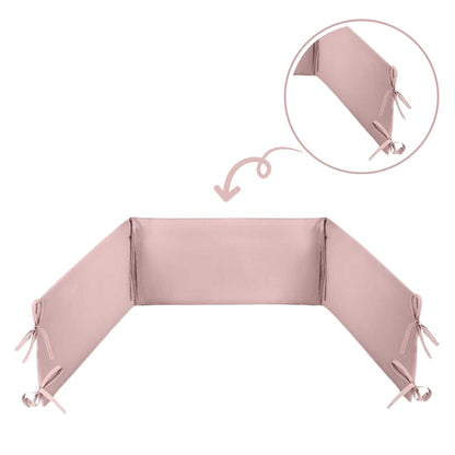 Chichonera Para Cuna 180x30 Algodón Pink