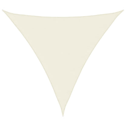 Vidaxl Toldo De Vela Triangular Tela Oxford Color Crema 4,5x4,5x4,5 M_0
