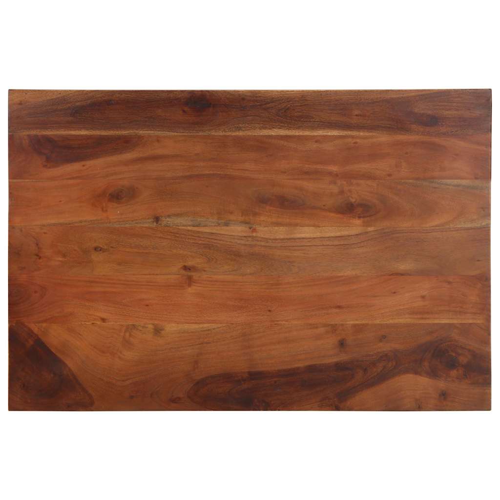 Mesa De Centro De Madera Maciza 90x60x30 Cm Acacia_2