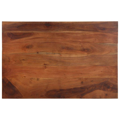 Mesa De Centro De Madera Maciza 90x60x30 Cm Acacia_2