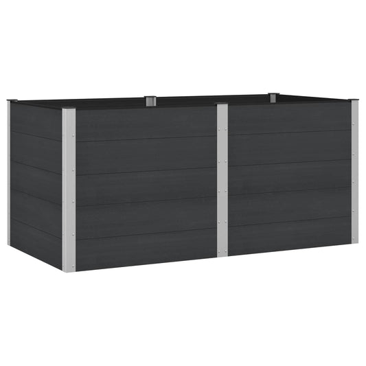 Arriate Elevado Negro 200 X 100 X 91 Cm_0