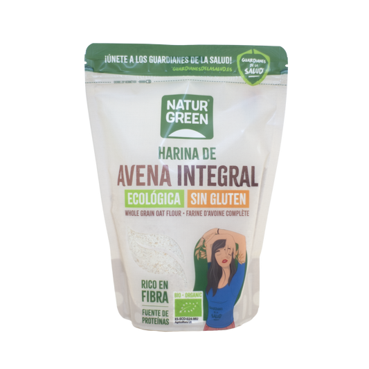 Harina de Avena Integral Sin Gluten NaturGreen 500 g