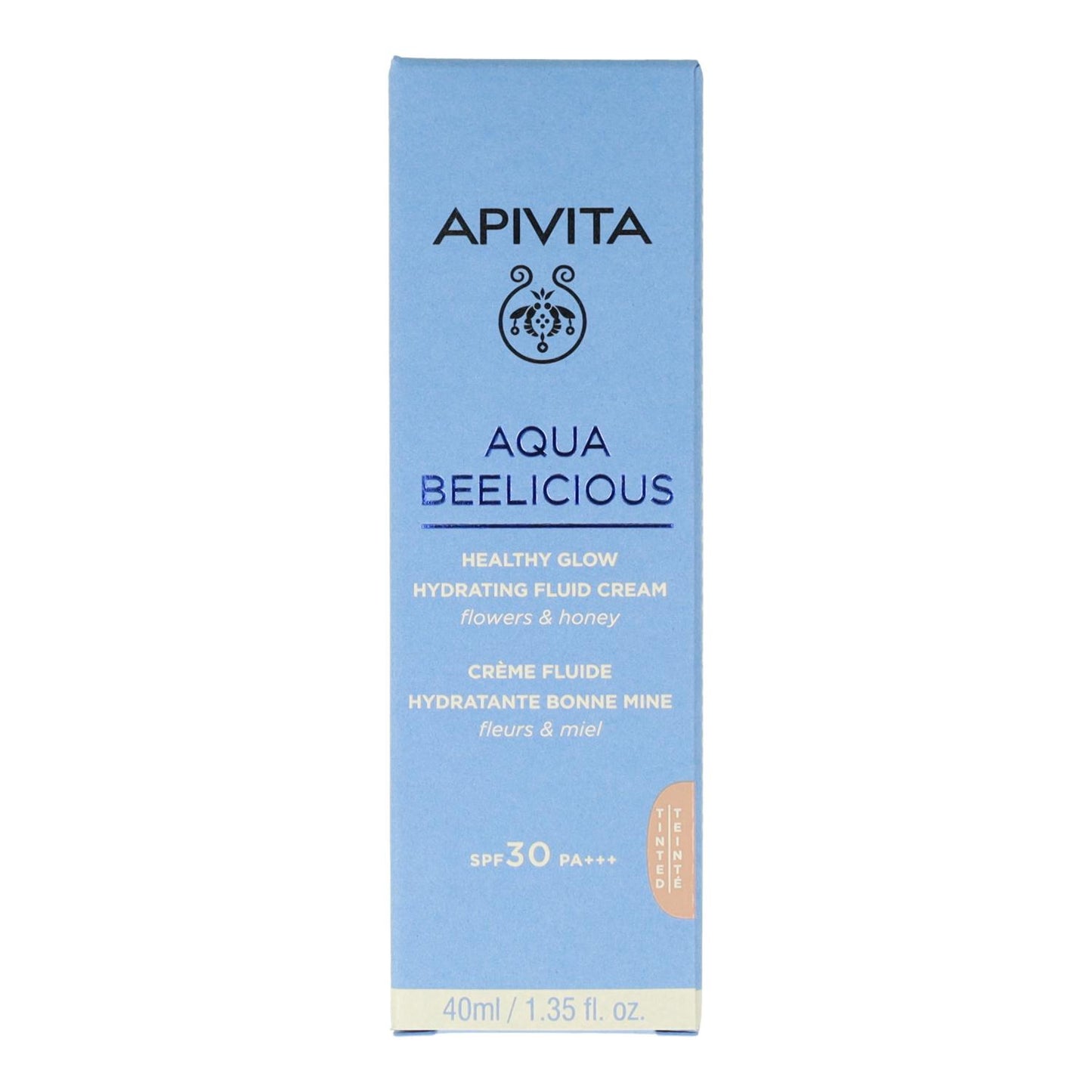 Aqua Beelicious Crema Fluida Iluminadora Hidratante Spf30 Apivita 40 ml