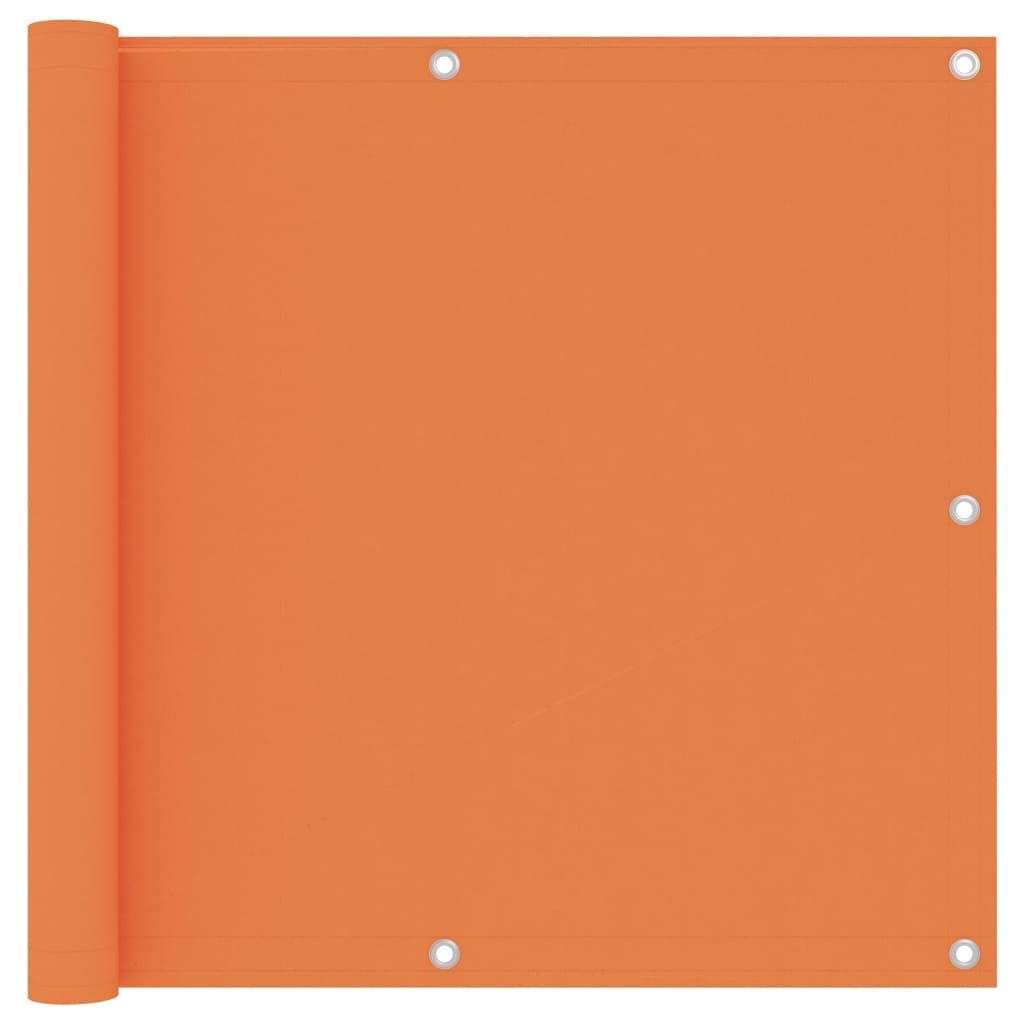 Vidaxl Toldo Para Balcón Tela Oxford Naranja 90x500 Cm_0