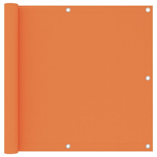 Vidaxl Toldo Para Balcón Tela Oxford Naranja 90x500 Cm_0