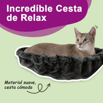 Vidaxl Rascador Para Gatos Con Postes De Sisal Gris Oscuro 105 Cm_3