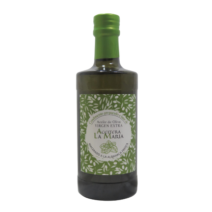 Aceite De Oliva Virgen Extra Macerado A La Albahaca 50 Cl Cristal