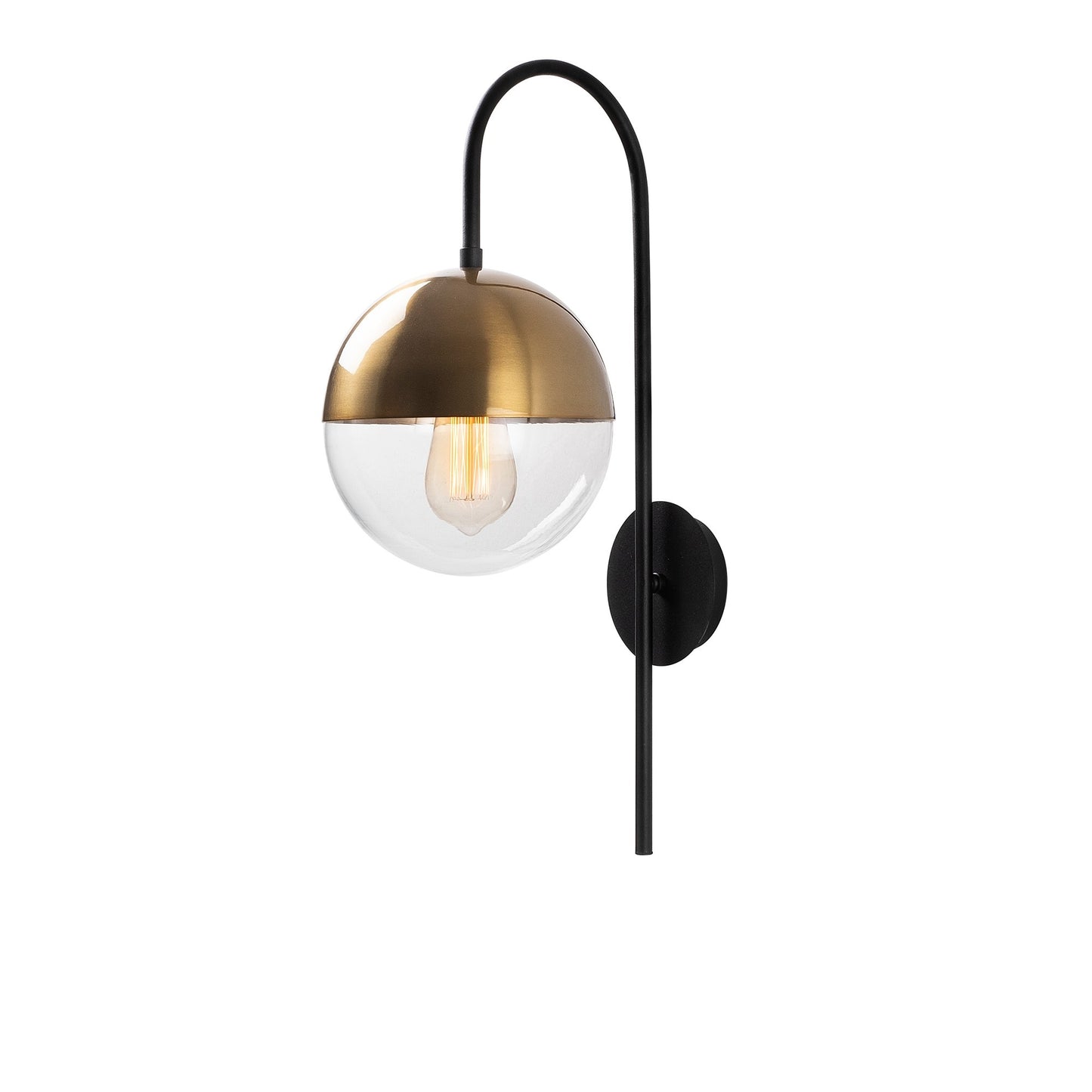 Aplique De Pared, Metal , Negro vintage, 20x31x57, Casquillo E 27 Max 40 W_0