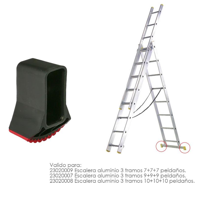 Contera Escalera Larguero Aluminio Industrial 10+10+10 / 9+9+9 / 7+7+7 Peldaños Version 2019_1