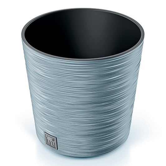 Macetero Color Cemento, Con Depósito, Colección Furu, De 30 X 30 X 29,4 Cm, Capacidad De 15 L.