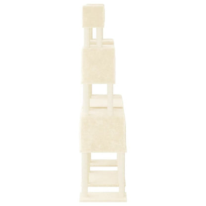 Vidaxl Rascador Para Gatos Con Postes De Sisal Color Crema 199 Cm_3