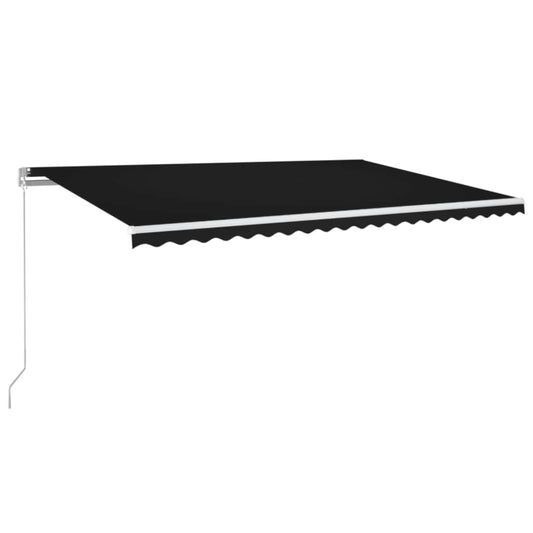 Toldo Retráctil Manual Gris Antracita 500x350 Cm_0
