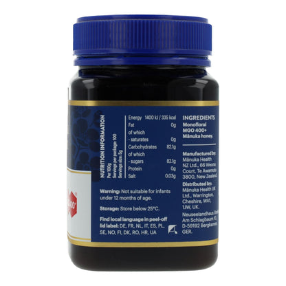 Miel de Manuka (MGO 400+) Manuka 500 gr