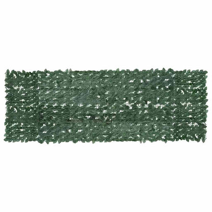 Vidaxl Toldo Para Balcón Con Hojas Verde Oscuro 300x100 Cm_0