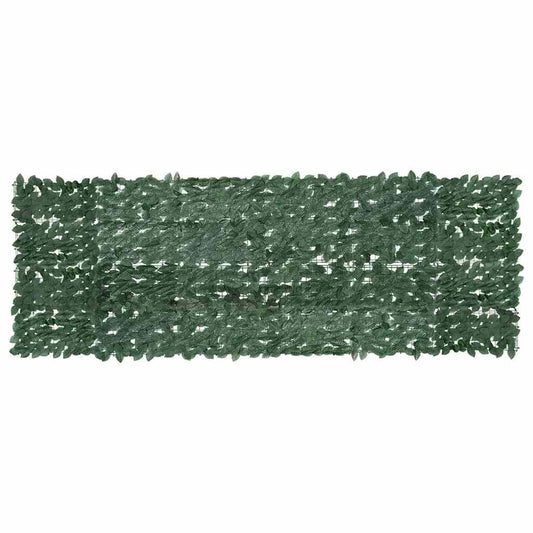 Vidaxl Toldo Para Balcón Con Hojas Verde Oscuro 300x100 Cm_0