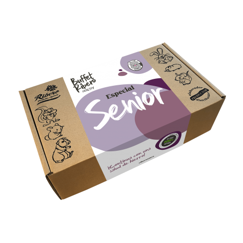Buffet healthy Senior para conejos y roedores adultos Ribero