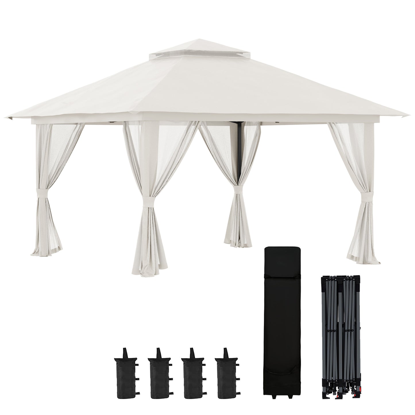 Outsunny Carpa Plegable Pop-up 4x4x2_0