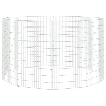 Vidaxl Recinto Animales Corral 10 Paneles Hierro Galvanizado 54x100 Cm_0