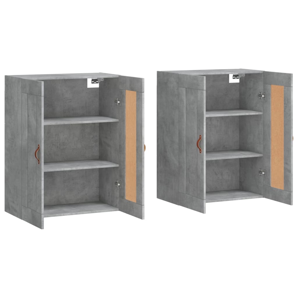 Armarios De Pared 2 Uds Madera De Ingeniería Gris Hormigón_3