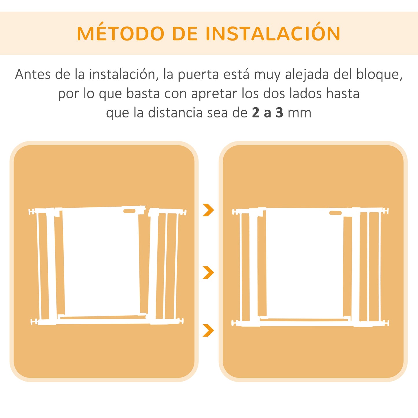 Pawhut Barrera De Seguridad Para Perros Extensible 75-103 Cm Con 2 Extensiones_3