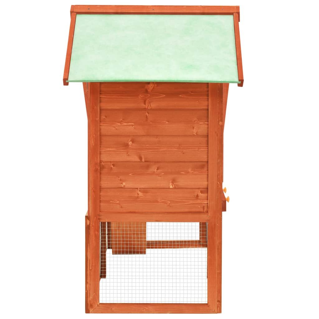 Vidaxl Conejera Madera Maciza De Abeto 140x63x120 Cm_3